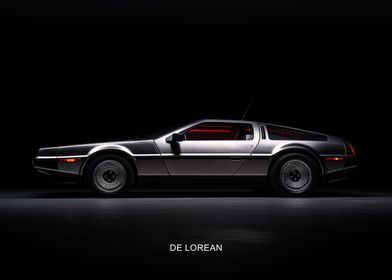 DeLorean Explodaview Poster - DeLorean Bildelar Sverige