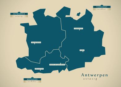 Belgium Modern Maps-preview-3