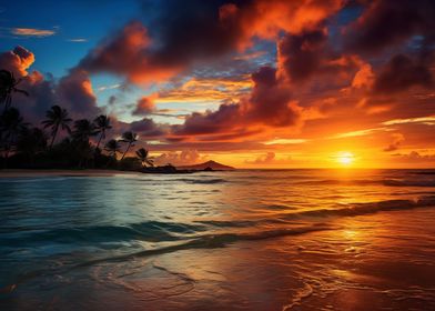 Beach Sunset Art-preview-1