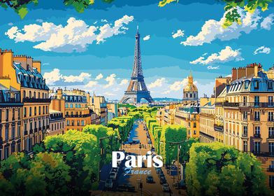 City Landscape Travel Poster-preview-3