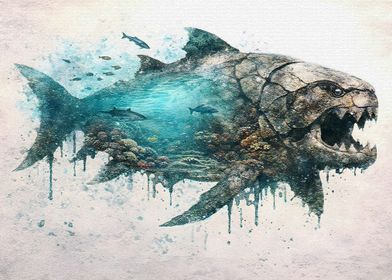 Vintage Double Exposure Wildlife Arts-preview-3