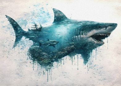 Vintage Double Exposure Wildlife Arts-preview-2