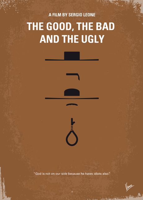 'No090 My The Good The Bad The Ugly minimal movie poster ... ' Poster ...