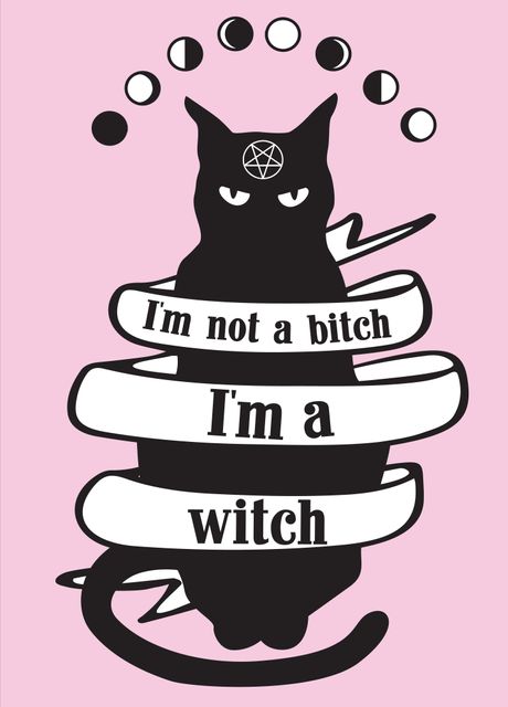 'i'm a witch' Poster by Amaya Matos | Displate