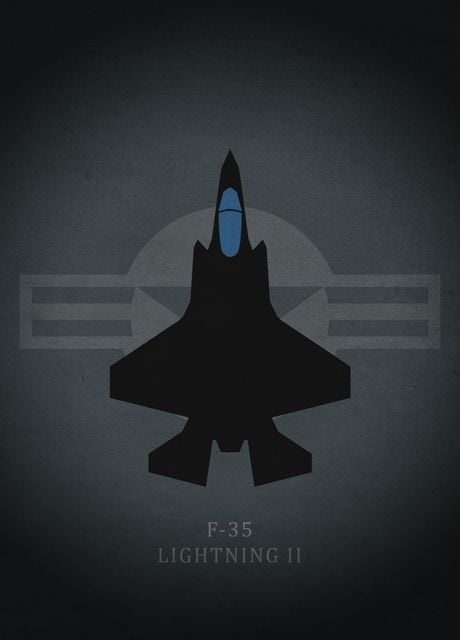 'F-35 Lightning II' Poster by Iwoko | Displate