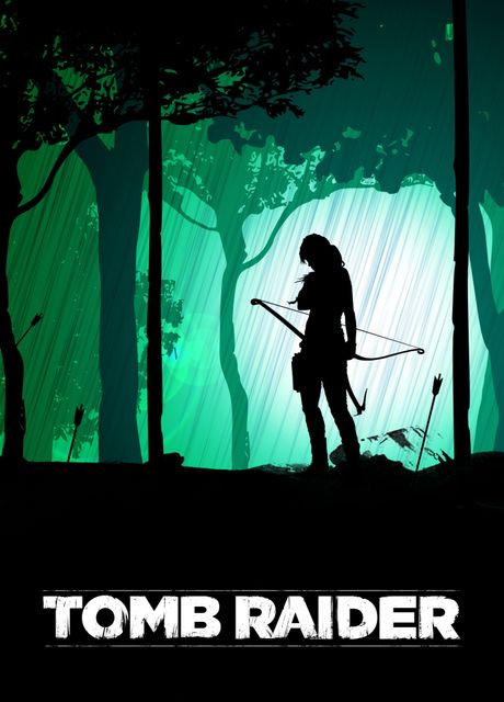 'Minimalist Tomb Raider' Poster by anm diz | Displate