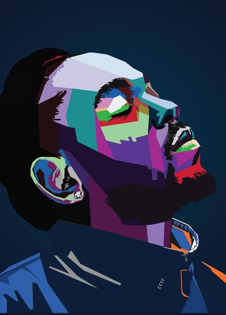 Kendrick Lamar Wpap Popart Poster By Nguyen Dinh Long Displate