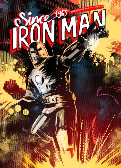 'iron Man Since 1963' Poster By Marvel 