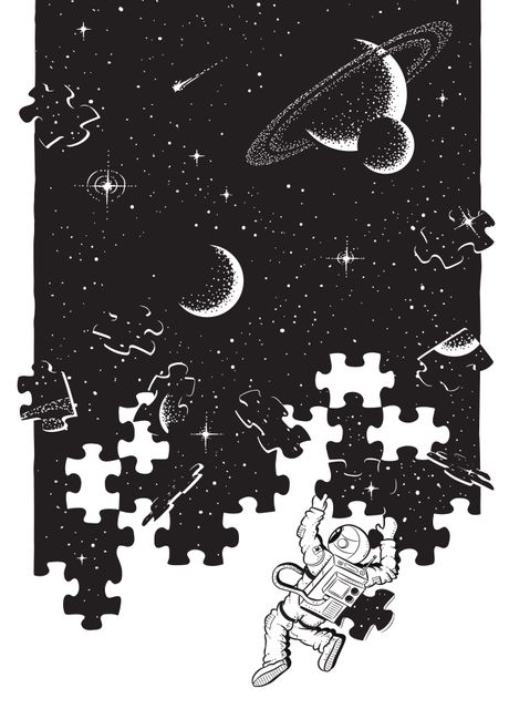 'The Universal Puzzle' Poster by Grant Shepley | Displate