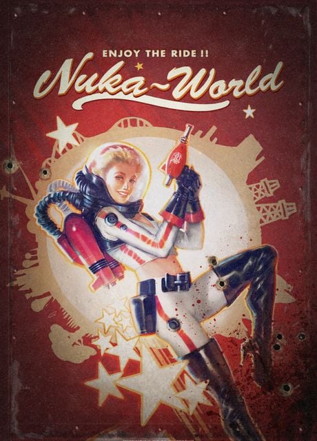 'Nuka-World' Poster, picture, metal print, paint by Fallout | Displate