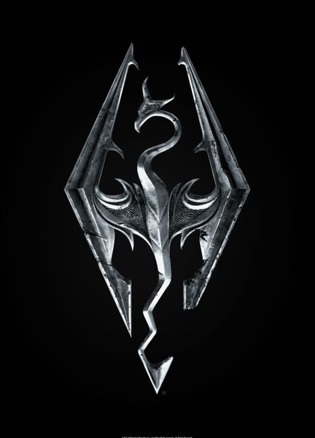 'Skyrim Symbol' Poster by The Elder Scrolls | Displate