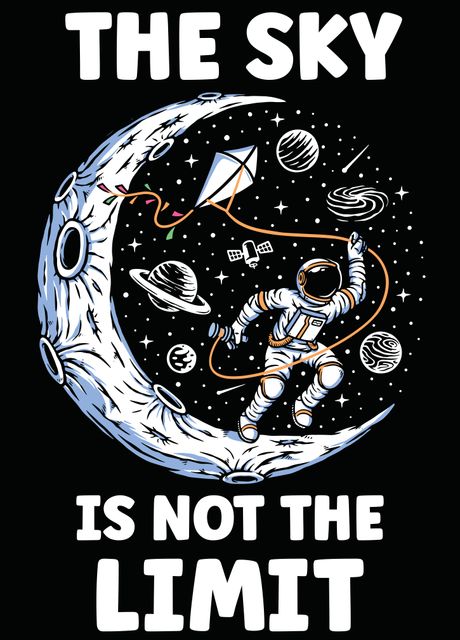 'the sky is not the limit' Poster by Christian Mueller | Displate