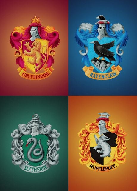 'Hogwarts Houses' Poster, picture, metal print, paint by Wizarding ...