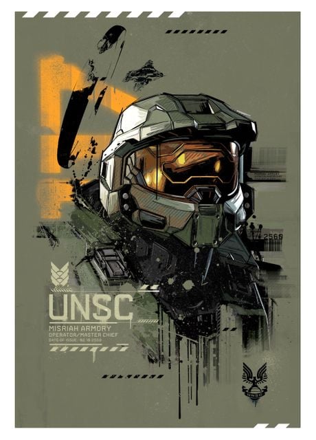 'UNSC Misriah Armory' Poster by Halo Game | Displate