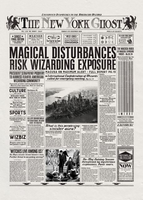 'The New York Ghost' Poster by Wizarding World | Displate