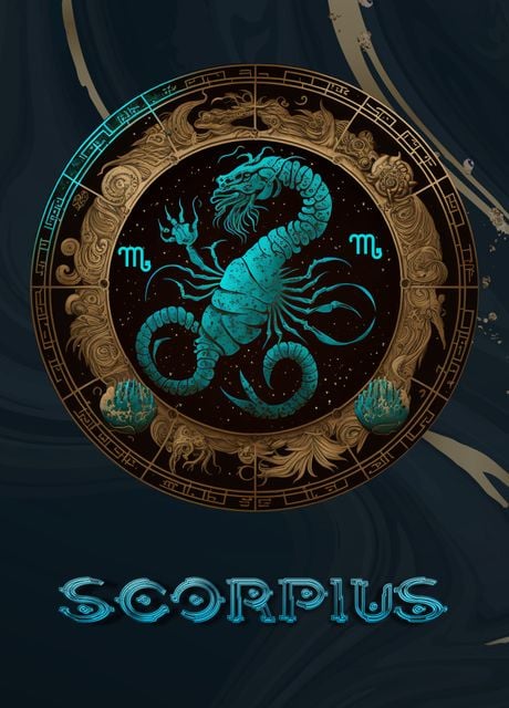 'Fantasy Scorpius Zodiac' Poster, Picture, Metal Print, Paint By Stefan ...