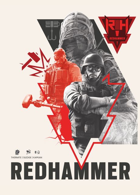 'Redhammer' Poster by Rainbow Six Siege | Displate