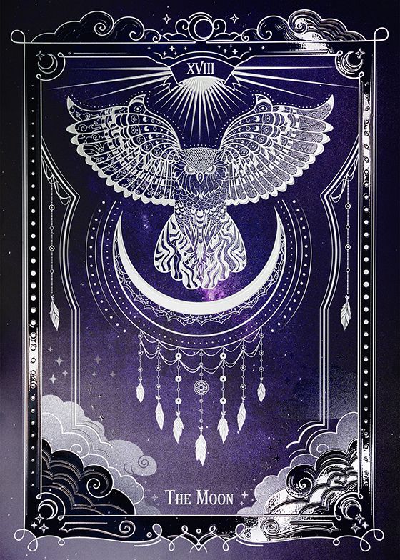 The Moon Tarot Card