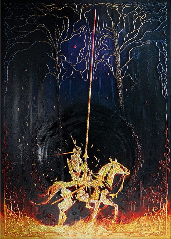 A Knight In Flames