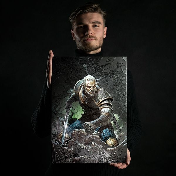 Witcher on the Hunt Poster Print