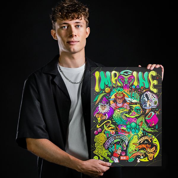 1mag1ne Poster Print | metal posters - Displate