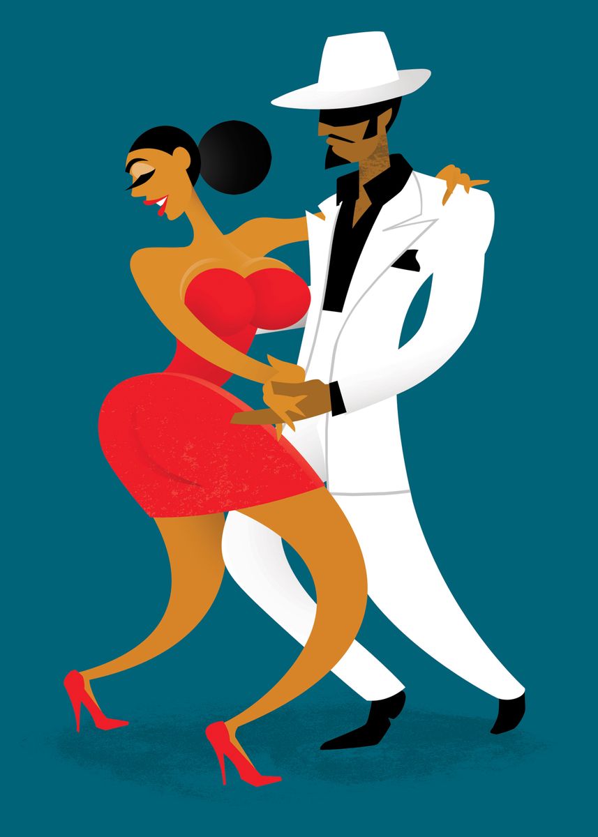 Кубинский танец сканворд. Танцы векторное изображение. Картины Танцующие танго. Кубинские танцы сальса. Социальные танцы рисунок.