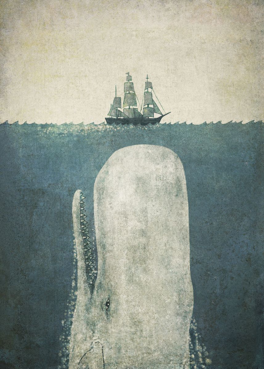 'White Whale' Poster by Terry Fan | Displate