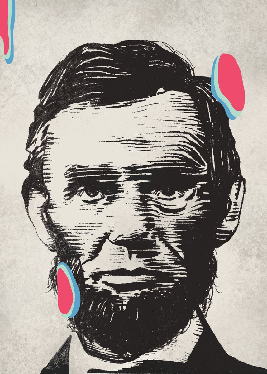 'Abraham Lincoln' Poster By Jubenal Rodriguez | Displate