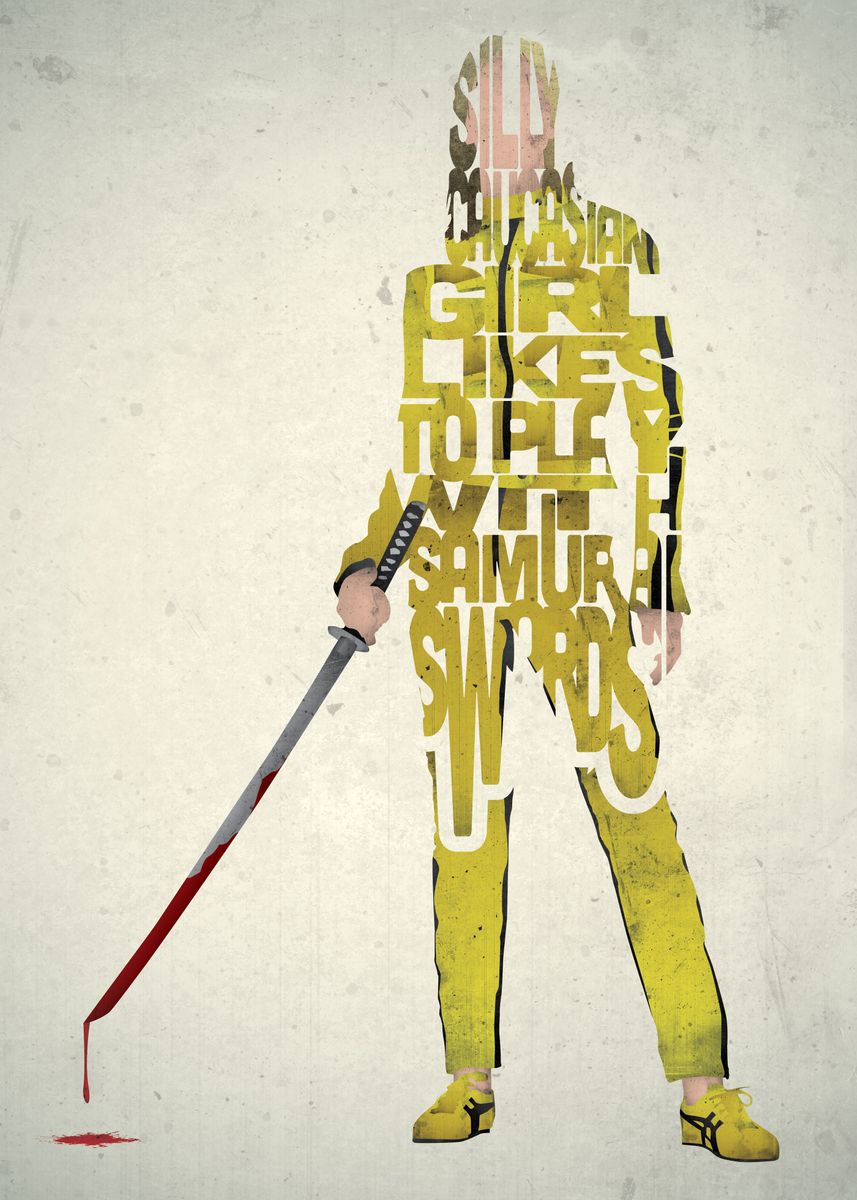 'The Bride - Kill Bill.' Poster by DriveIn Prints | Displate