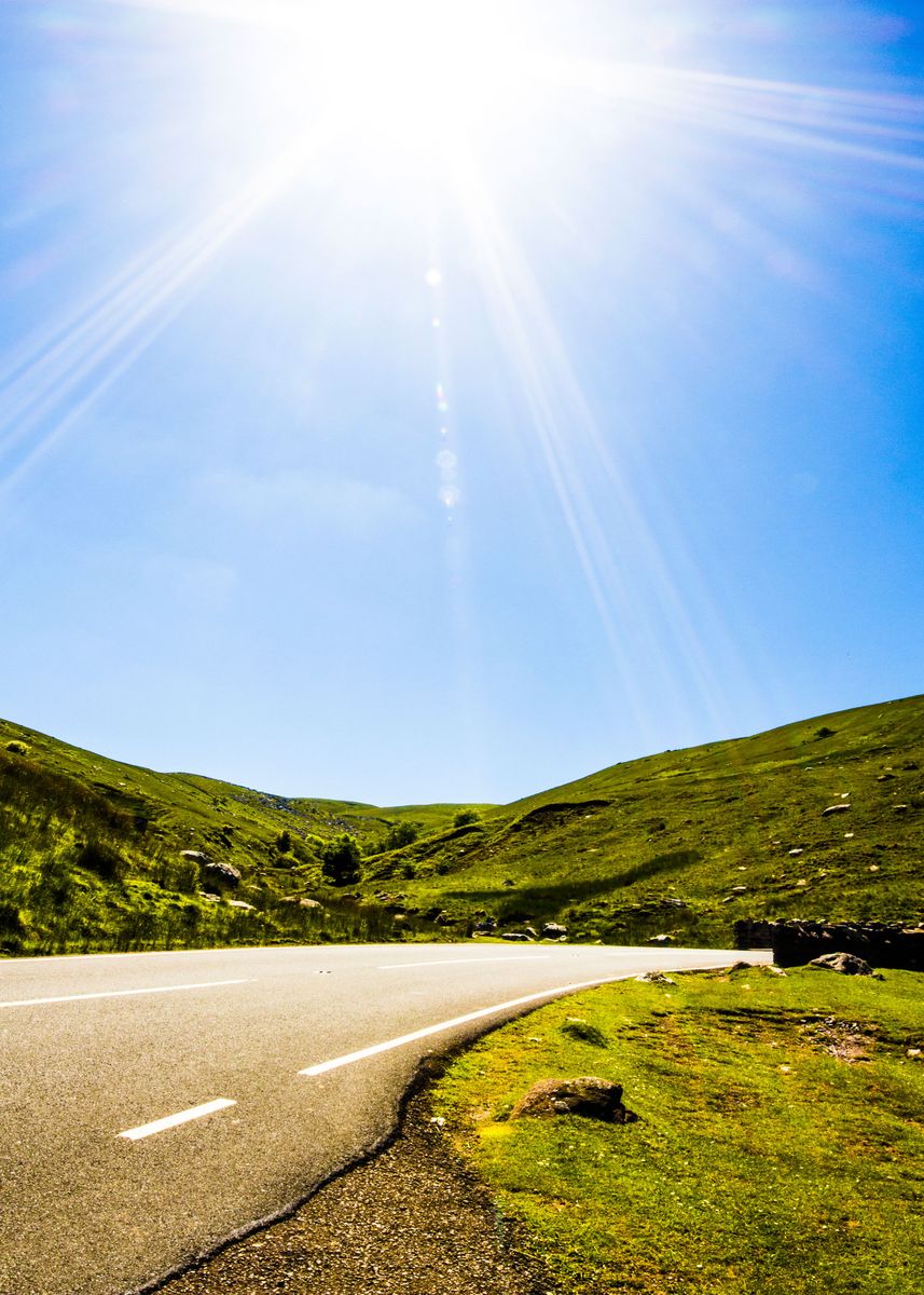 'Black Mountain Road' Poster by Shaun Saliba Displate