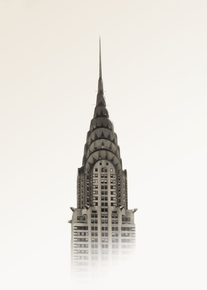 'Chrysler Building - NYC' Poster, picture, metal print, paint by ...