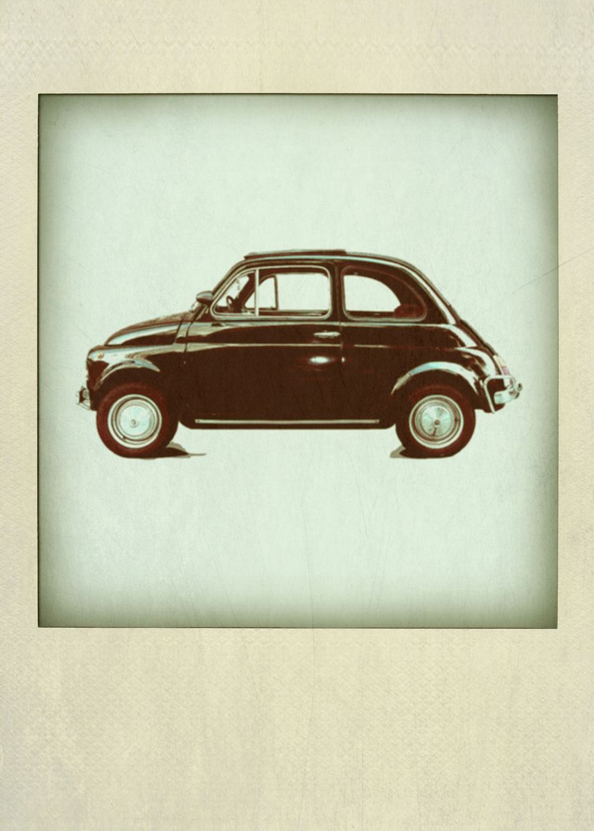 'pola car' Poster by Steffi Louis Displate