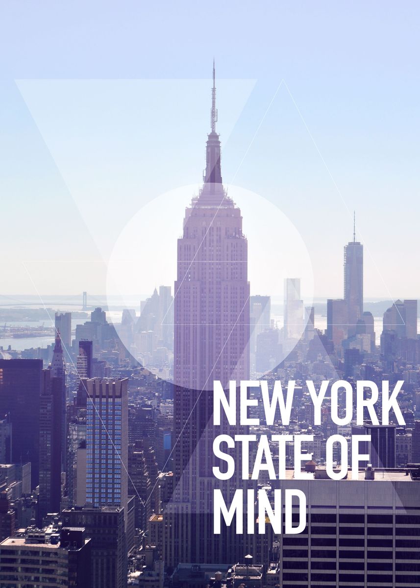 'New York State of Mind' Poster, picture, metal print, paint by Sarah ...