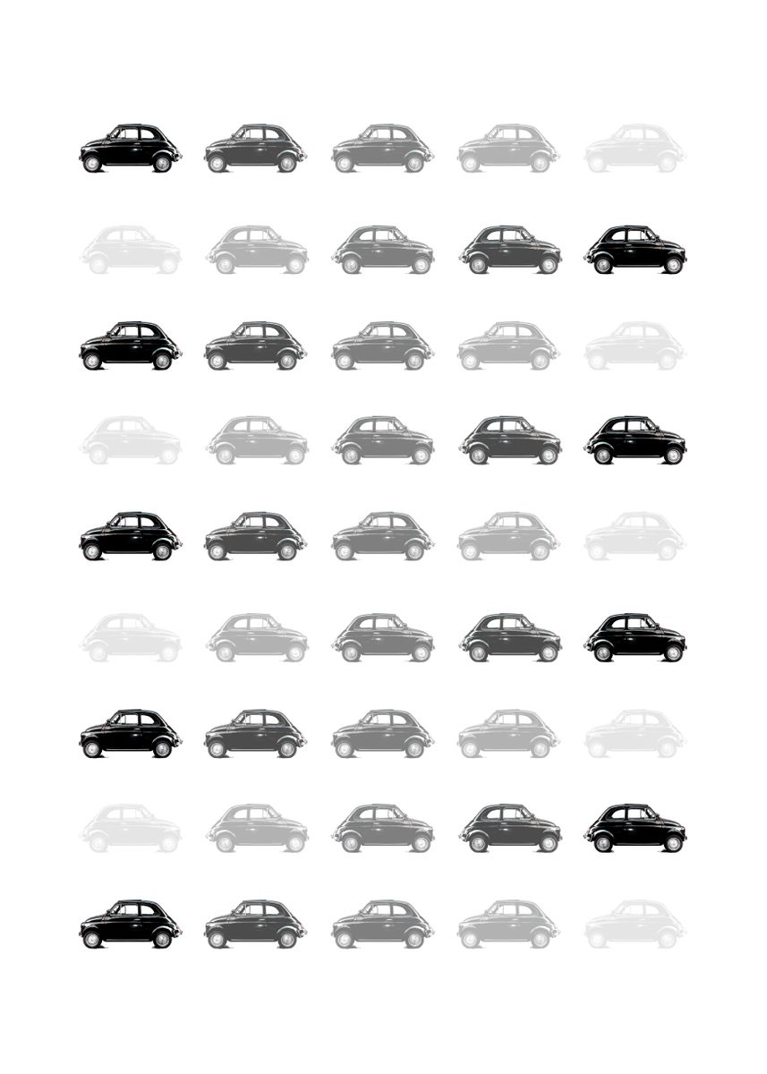'dreamy cars' Poster by Steffi Louis | Displate