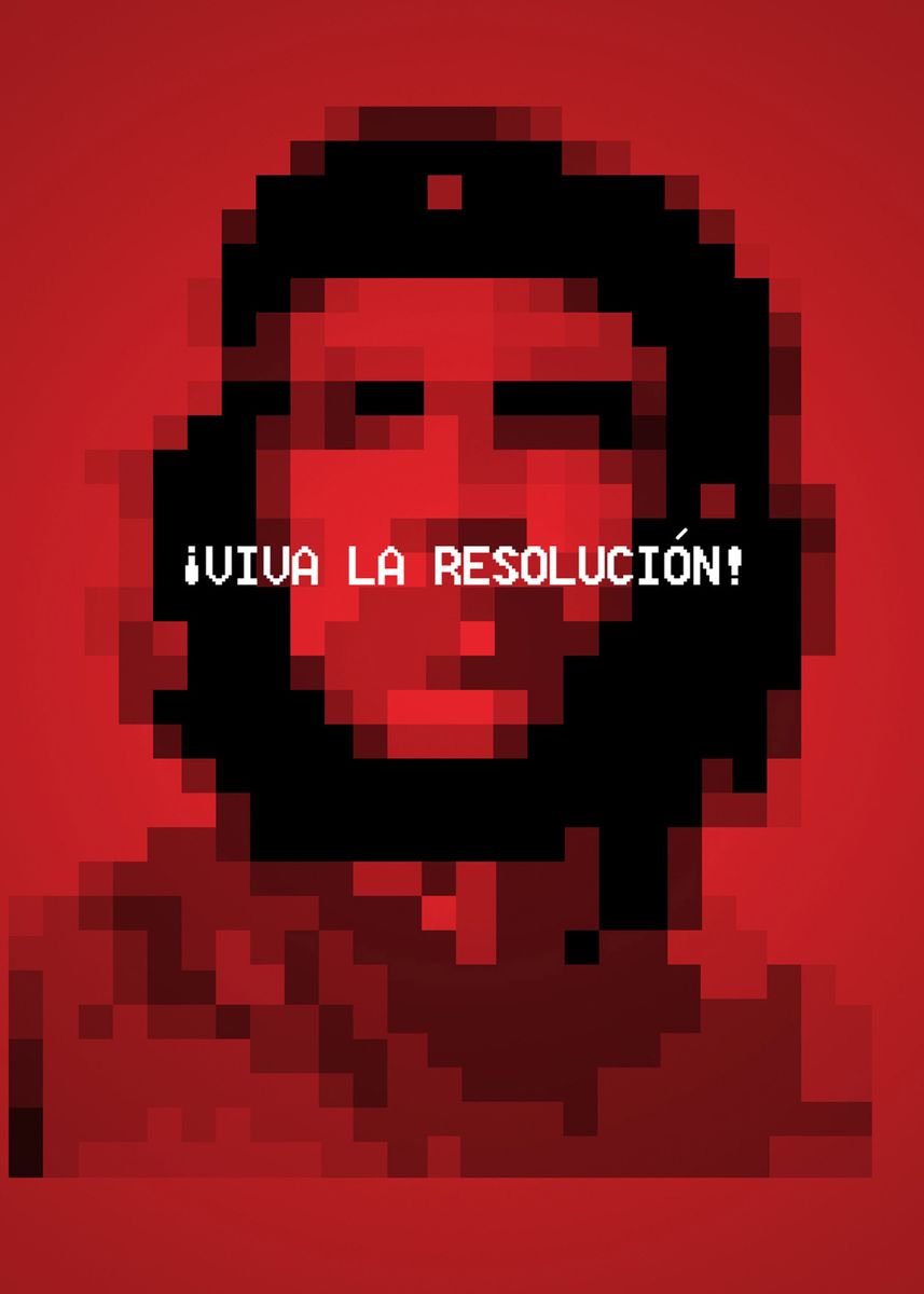 'Viva la Resolucion' Poster by Alexandre Ibáñez | Displate