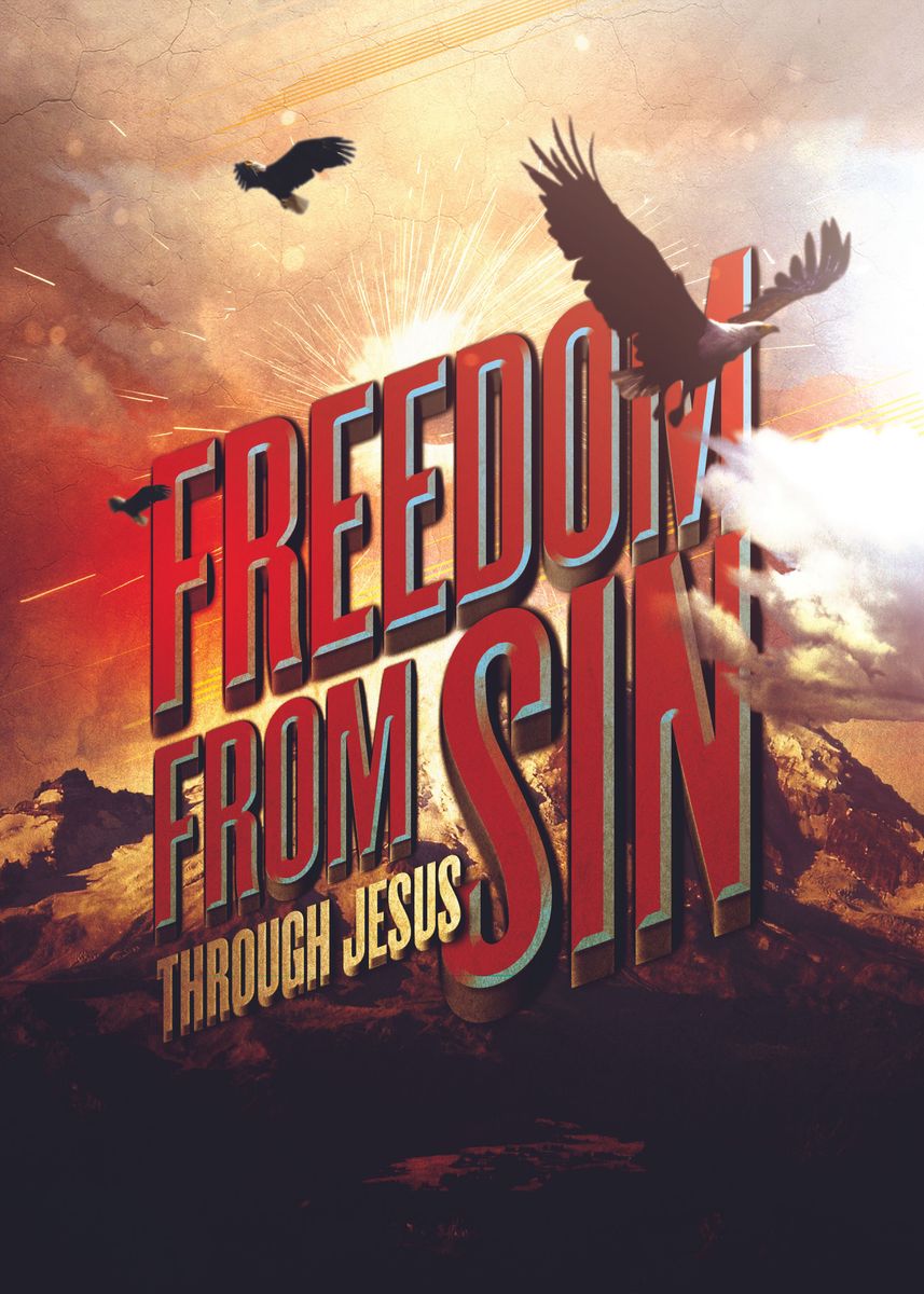 'Freedom from Sin' Poster, picture, metal print, paint by Chris Taylor ...