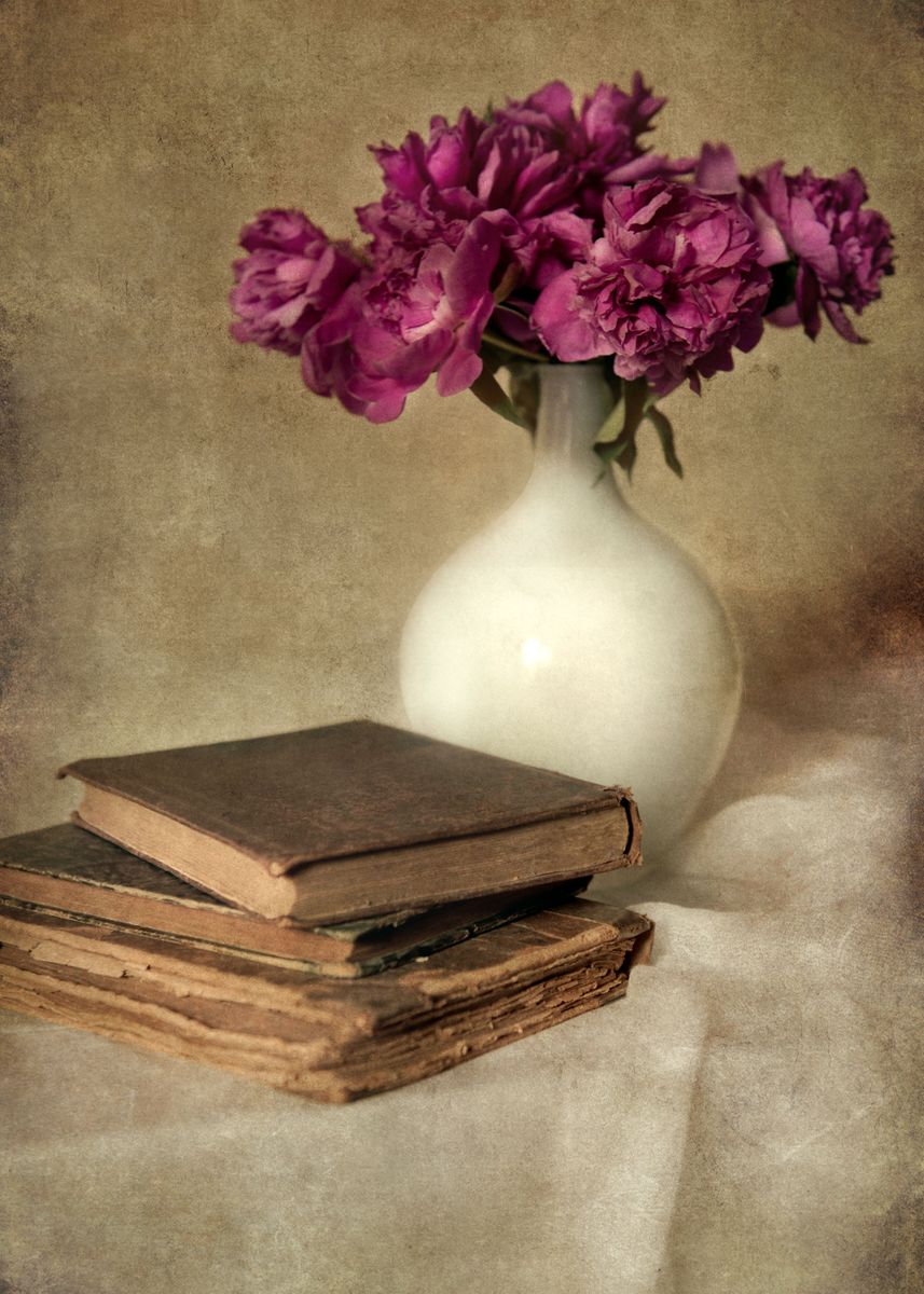 Still life with fresh lilac Photograph by Jaroslaw Blaminsky