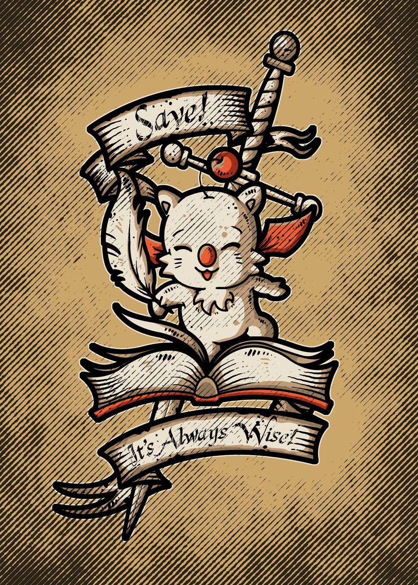 'Save Point #1' Poster, picture, metal print, paint by Q Artwork | Displate