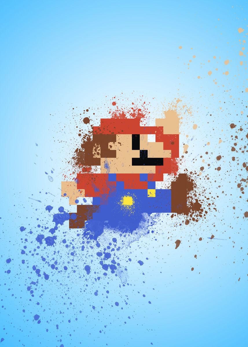 'Mario' Poster by Daniel Bloch | Displate