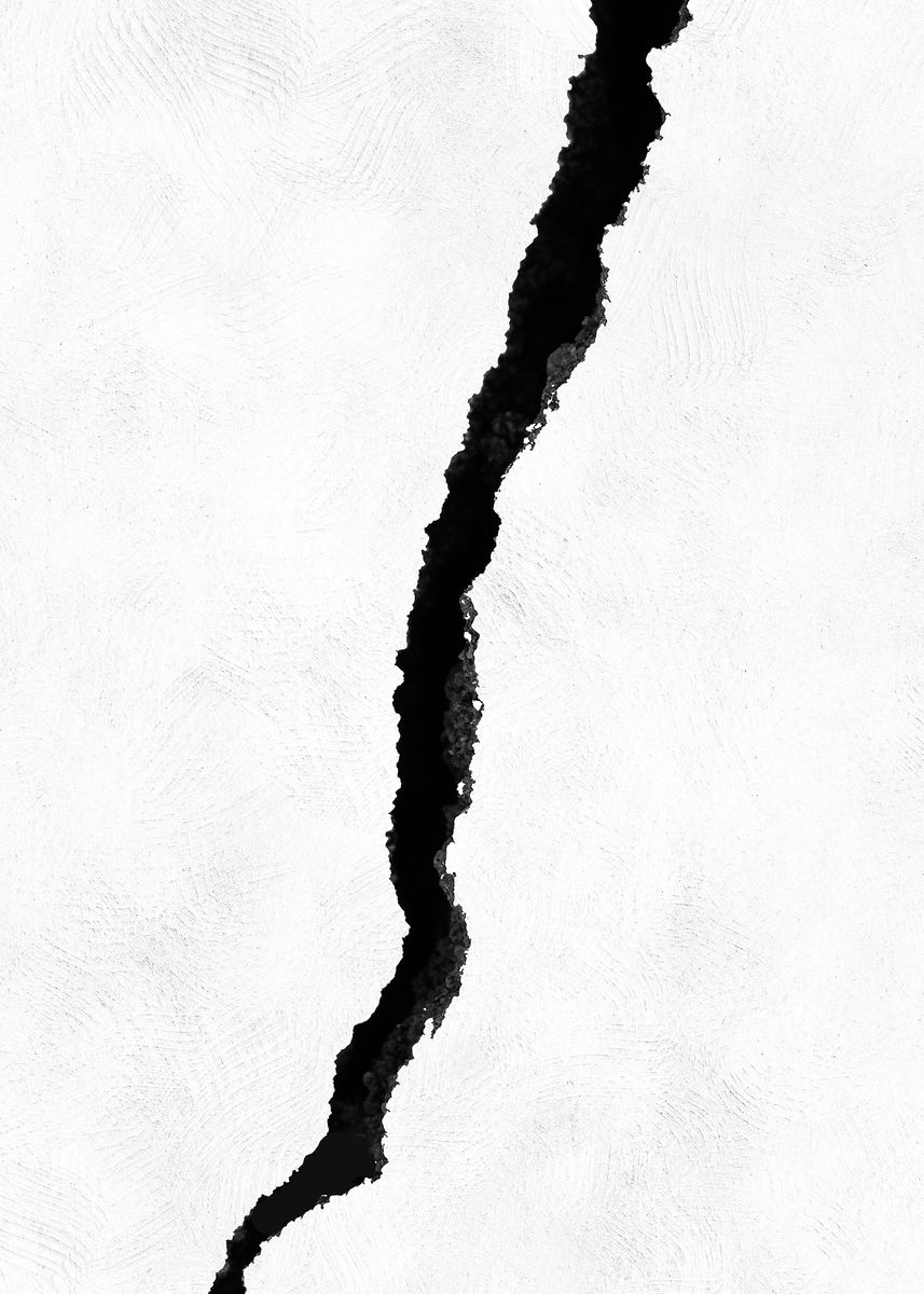 'The Crack' Poster by Art Ofphotos | Displate