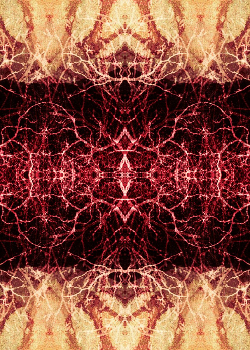 'Burning Roots II_B-2' Poster by Pia Schneider | Displate