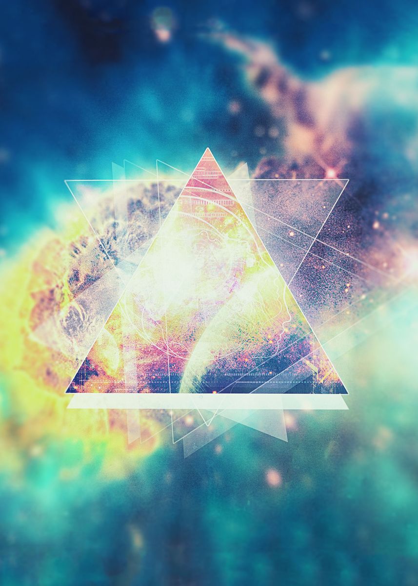 hipster triangles  Space art wallpaper, Space art, Art wallpaper