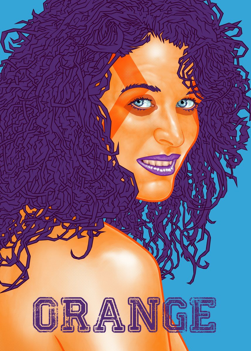 'ORANGE' Poster by Marcus Wild Displate
