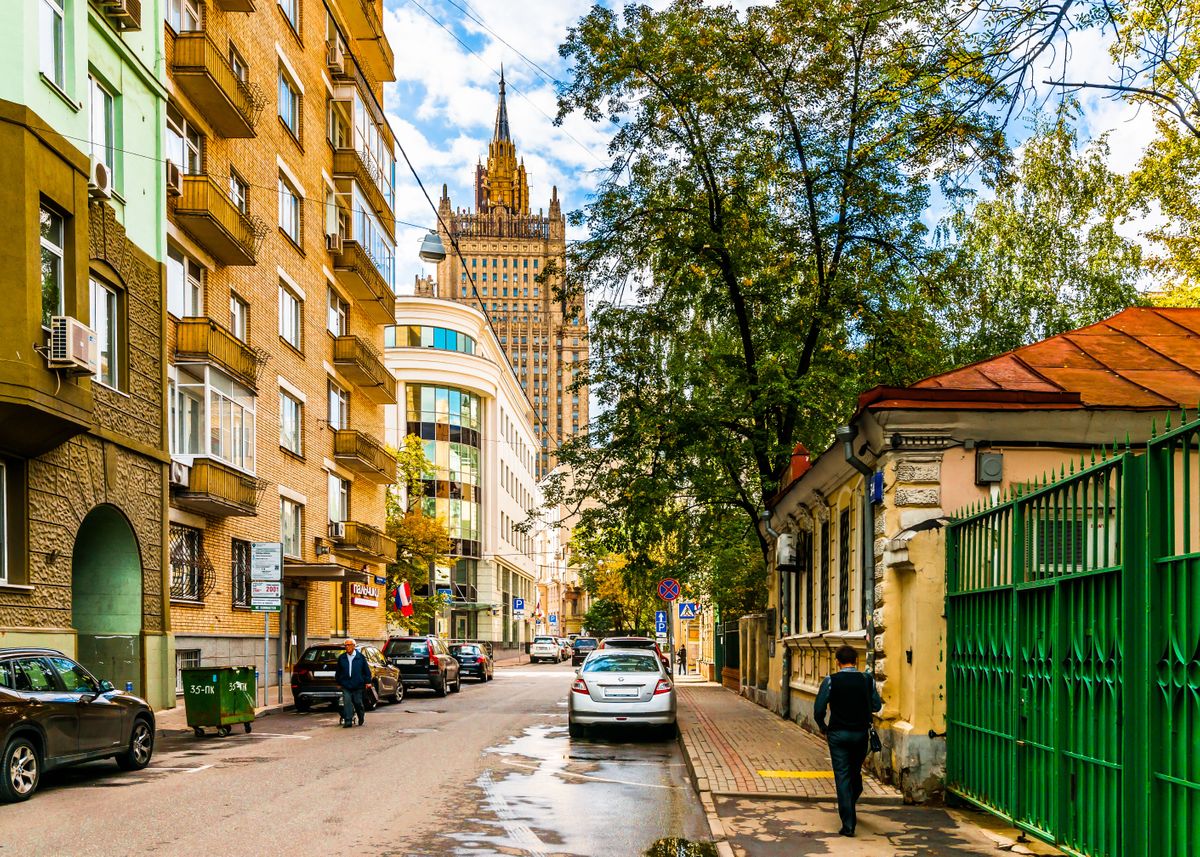 Сивцев вражек улица в москве карта