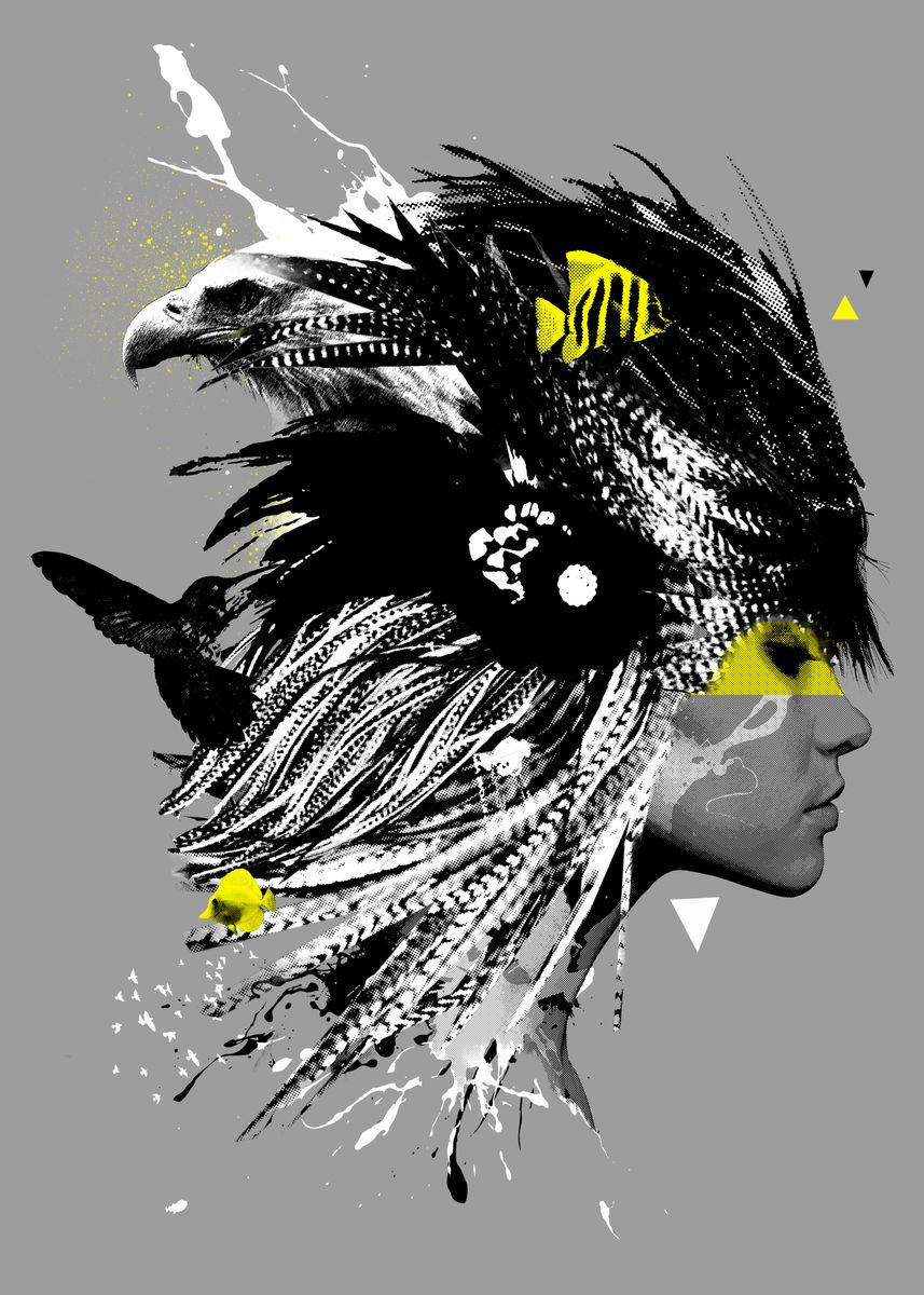 'Classical Dream' Poster by Naked Monkey | Displate