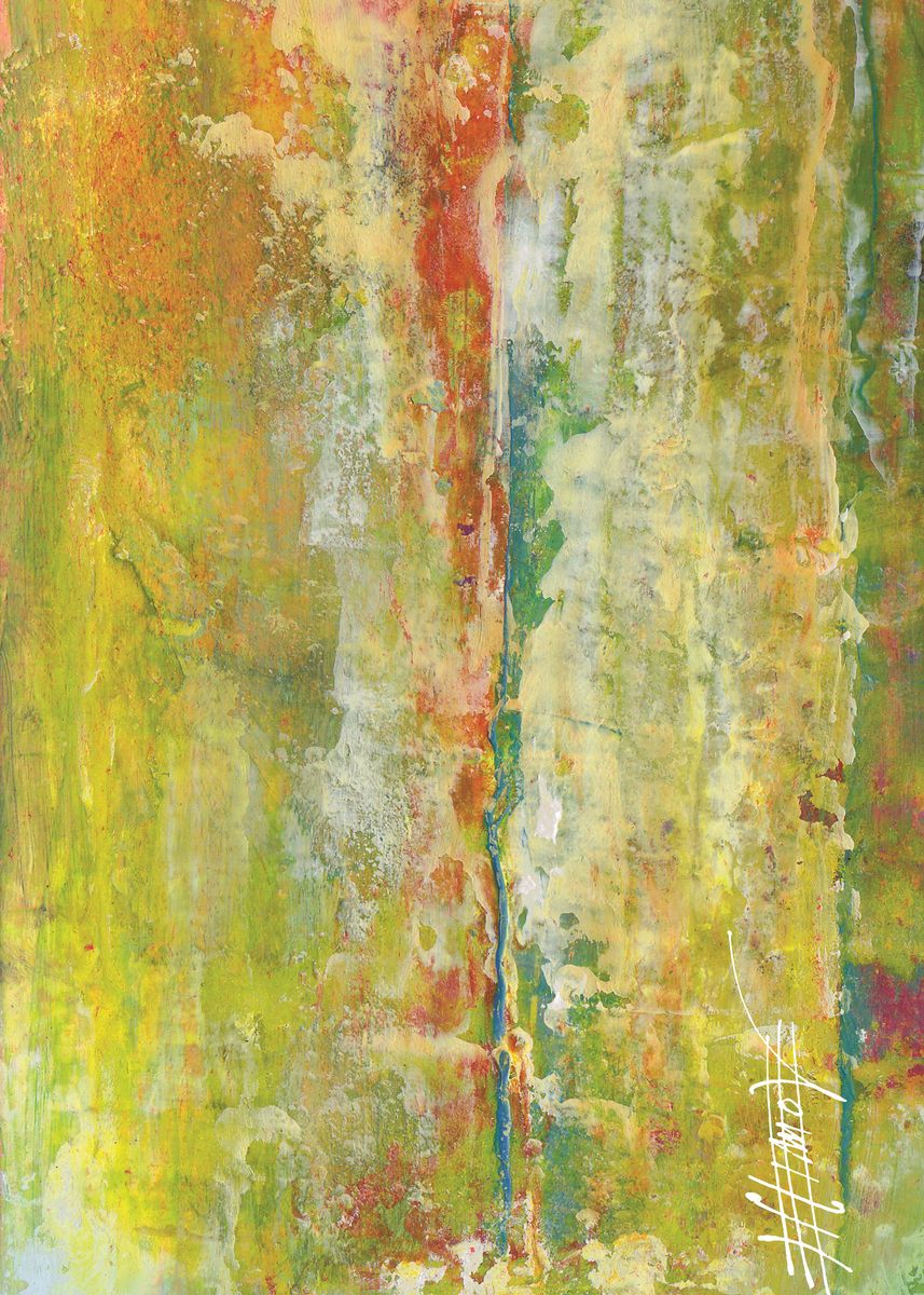 'acrylic painting' Poster by Bojan Eftimov Displate