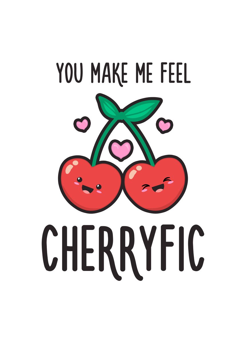 'Cherryfic!' Poster by Ana Villanueva | Displate