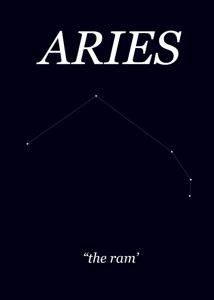 'Aries' Poster by Reuben Pickering | Displate