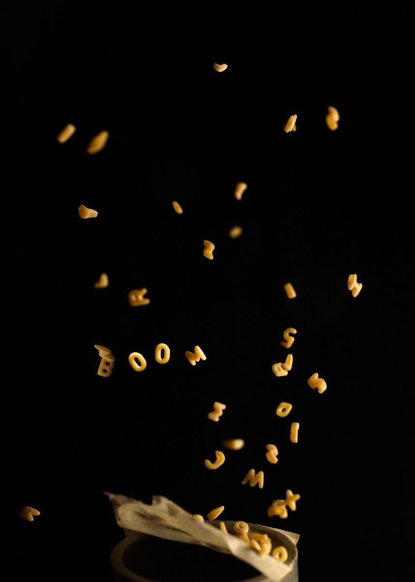 'Pasta explosion !' Poster by sissoux Displate