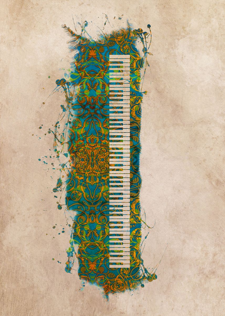 'Keyboard ' Poster by JBJart Justyna Jaszke | Displate